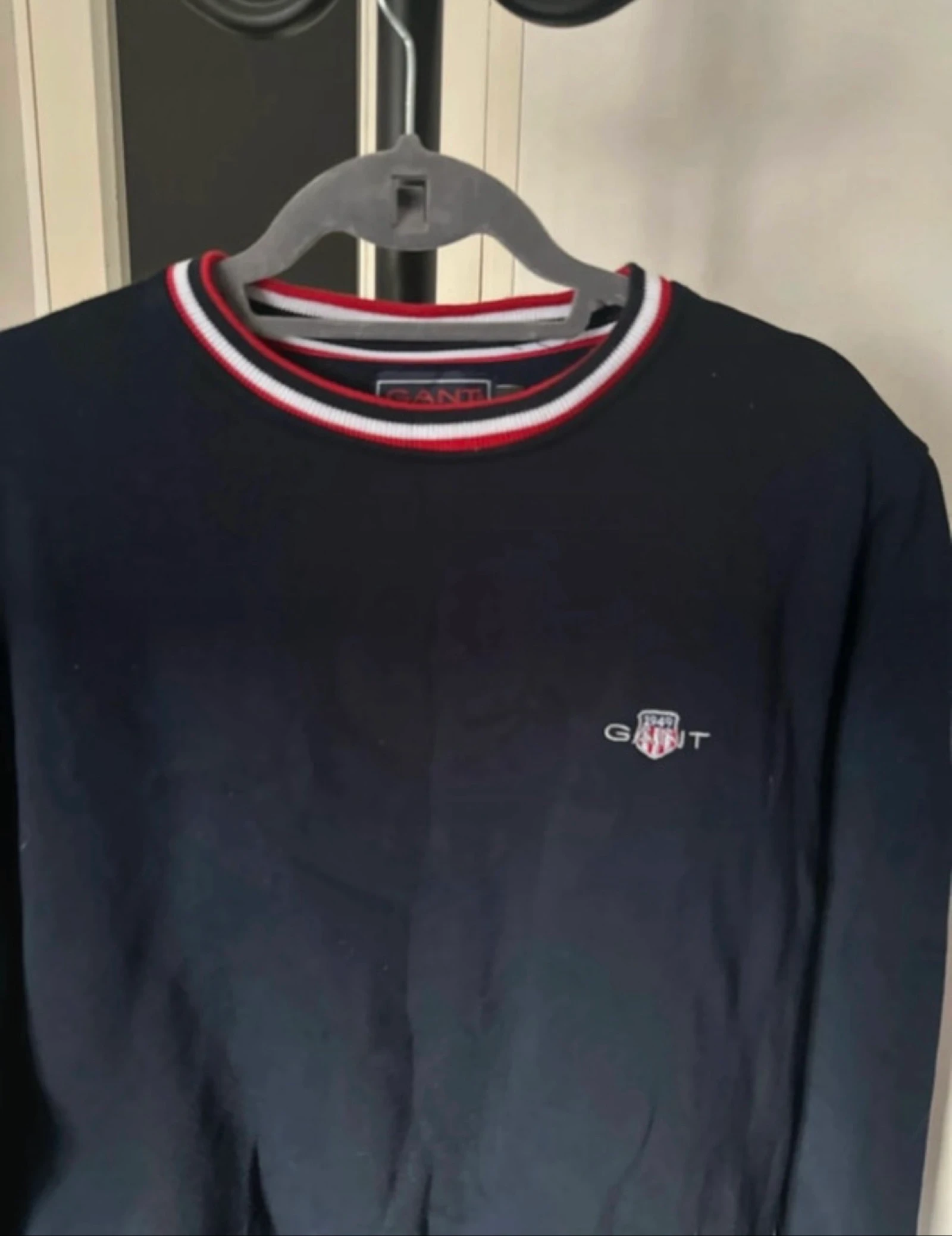 Pull GANT homme bleu marine  – photo 2